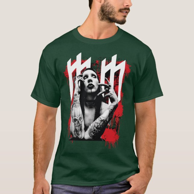 Camiseta Marilyn Manson retro (Frente)