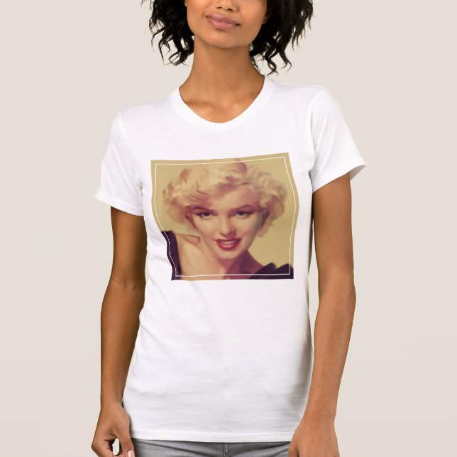 Camiseta Marilyn no preto (Frente)