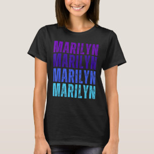 Camiseta Marilyn Nome Personalizado I Love Marilyn 1