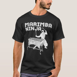 Camiseta Marimba Antiga Palhaço Ninja Percussão Marcha Ba