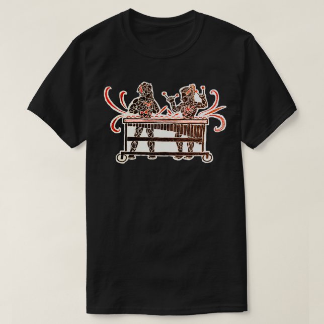 Camiseta Marimba das Linhas da Frente (Frente do Design)