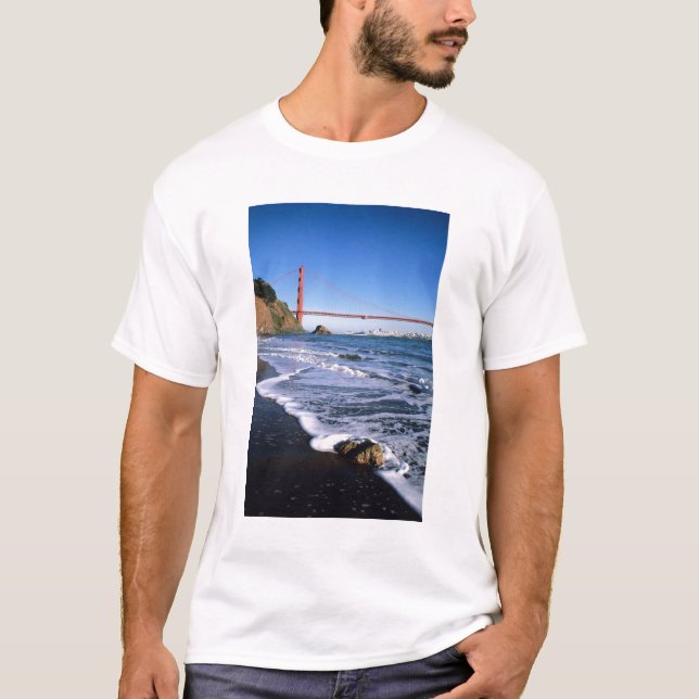 Camiseta Marin Headlands, Ponte Ouro; San San (Frente)
