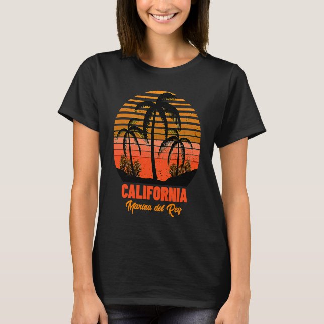 Camiseta Marina del Rey California (Frente)