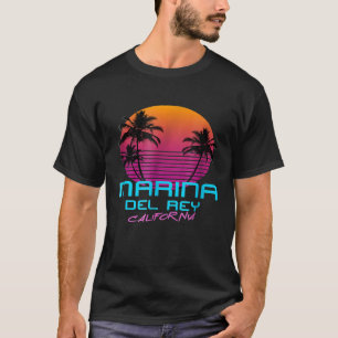 Camiseta Marina Del Rey California Retro 80s