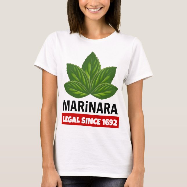 Camiseta Marinara Legal Desde 1692 Basil Deixa (Frente)