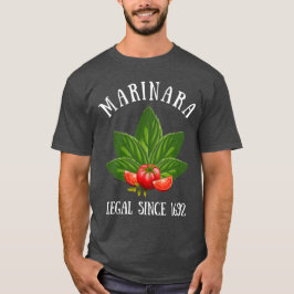 Camiseta Marinara Legal Desde 1692 Basil Deixa Tomates