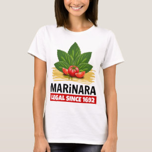 Camiseta Marinara Legal Desde 1692 Tomates De Base Espaguet