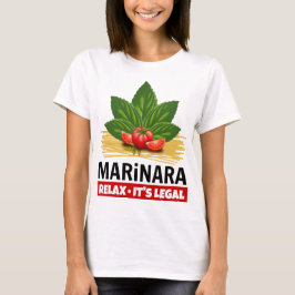 Camiseta Marinara Relaxa É Base Jurídica Tomates Espaguete