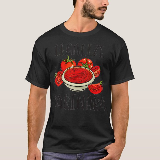 Camiseta Marinara Tomato Sauce  Legalizing touch  (Frente)