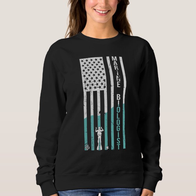 Camiseta Marine Biologist US Flag Marine Biology_1 (Frente)