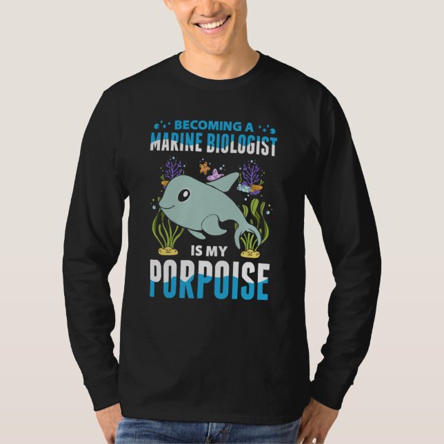 Camiseta Marine Biology For Future Marine Biologist Ocean S (Frente)