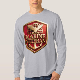 Camiseta Marine Corps Veteran Logo Emblem