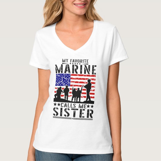 Camiseta Marine Sister (Frente)