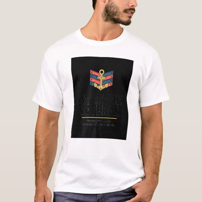 Camiseta Marine Veteran (Frente)