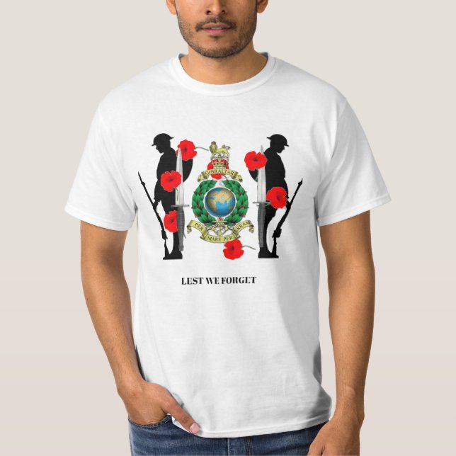 Camiseta Marines Reais Lembram-Se Para Não Esquecermos A Ca (Frente)