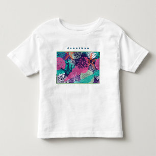 Camiseta Marinha Colorida Peixes-Fécula do Mar