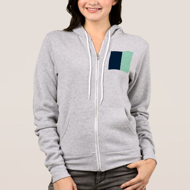 Camiseta Marinheiro Azul e Hortelã (Frente)