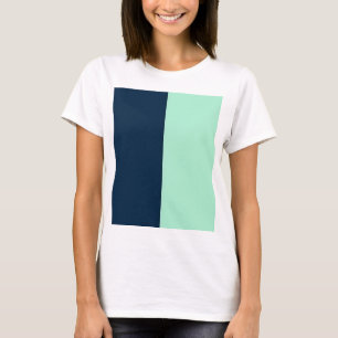 Camiseta Marinheiro Azul e Hortelã