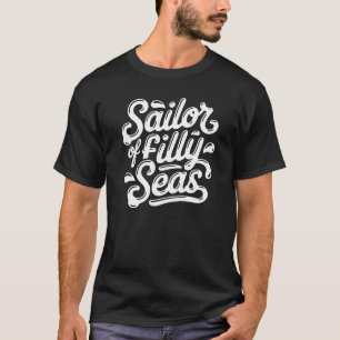 Camiseta Marinheiro de Mares Tontos – Script Pincel Pingand