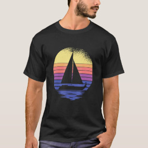 Camiseta Marinheiro Navegando Catamarã Retro Vintage