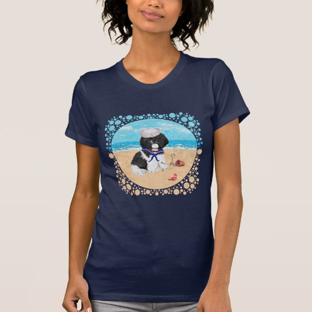 Camiseta Marinheiro Shih Tzu (Frente)