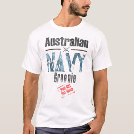 Camiseta Marinho australiano Greenie, pago, não Morto