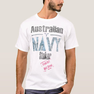 Camiseta Marinho australiano Stoker, aposentado, não Morto