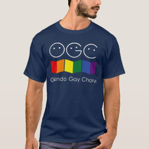 Camiseta marinho Azul Orlando Gay Chorus