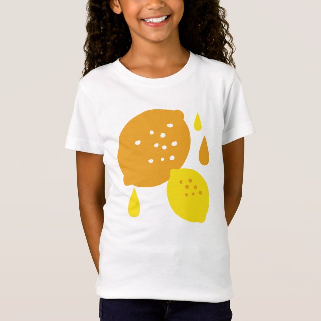Camiseta Marinho Blue Lemon Art - Refrescando o Citrus Desi (Frente)