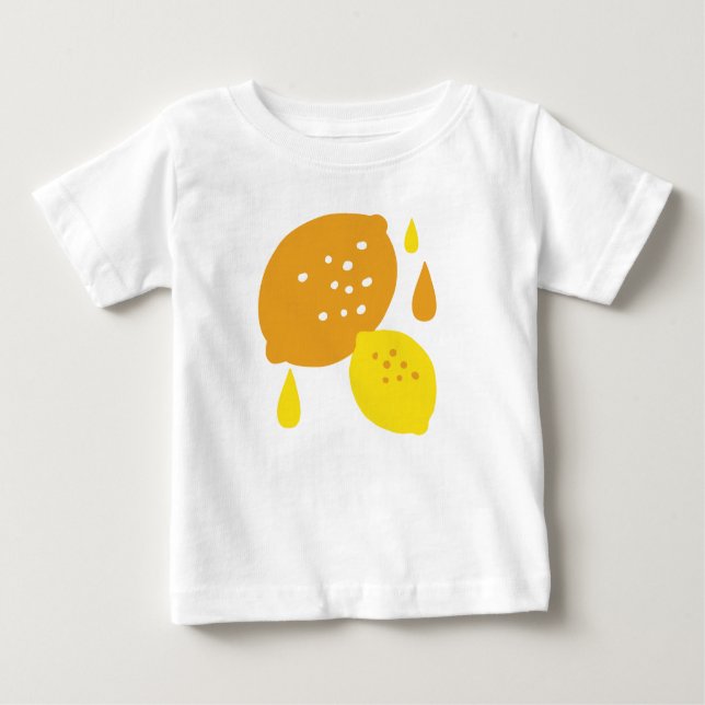 Camiseta Marinho Blue Lemon Art - Refrescando o Citrus Desi (Frente)