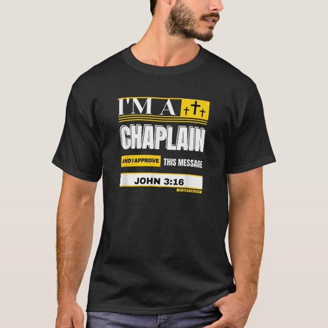 Camiseta MARINHO DE EXÉRCITO CHAPLAIN Apreciação MENSAGEM c (Frente)