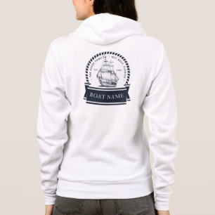 Camiseta Marinho de luxo Nome Náutico Azul
