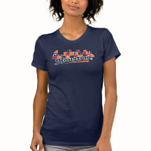 Marinho de Patchwork do Skyline Houston