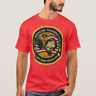 Camiseta Marinho do Crest. Medicina, Fort Sam Houston