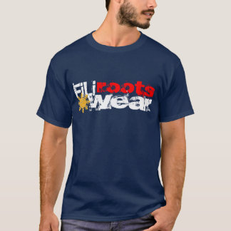 Camiseta marinho do filirootswear