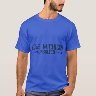 Camiseta Marinho do Lago Michigan