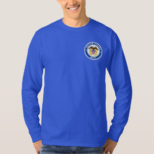 Camiseta Marinho dos EUA Agente Crest