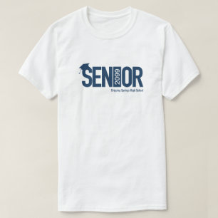 Camiseta Marinho MAIS VELHO azul com Boné de formatura