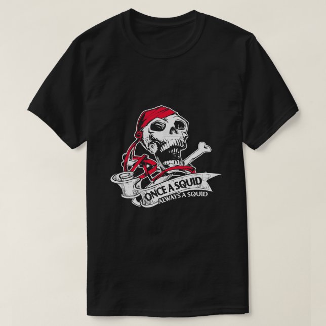 Camiseta Marinho Marinheiro Uma Vez por Lula Sempre Um Lúpu (Frente do Design)