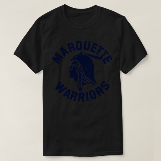 Camiseta Marinho Marquette Warriors (Frente do Design)