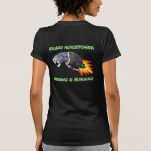 Camiseta Marinho para mulheres Vet GSM LM2500 com 33K HP e 