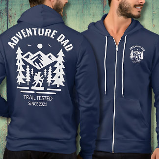 Camiseta Marinho Personalizado Adventure Pai Triail Edition