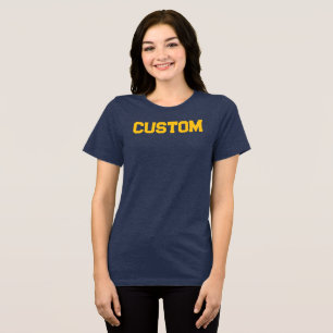 Camiseta Marinho personalizado e Universidade Dourada de Mu
