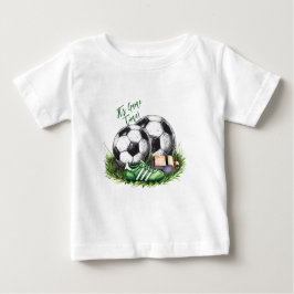 Camiseta Marinho verde de Futebol Kids Watercolor
