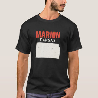 Camiseta Marion Kansas EUA State America Viagem Kansan