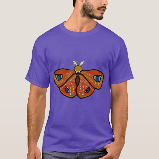 Camiseta Mariposa Mística con Ojos (Frente)