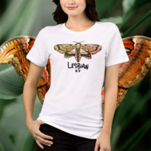 Camiseta Mariposa Morte Cabeça Lésbica AF