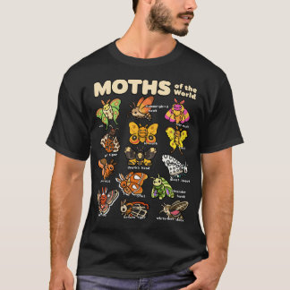 Camiseta Mariposa Noturna Para Amantes de Mariposas Noturna