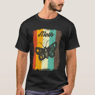Camiseta Mariposa Retro Anos 70 Antigo Amante de Insetos Ar
