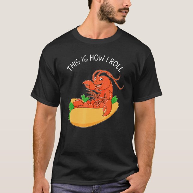 Camiseta Marisco Como Eu Rolo Lobster Roll (Frente)
